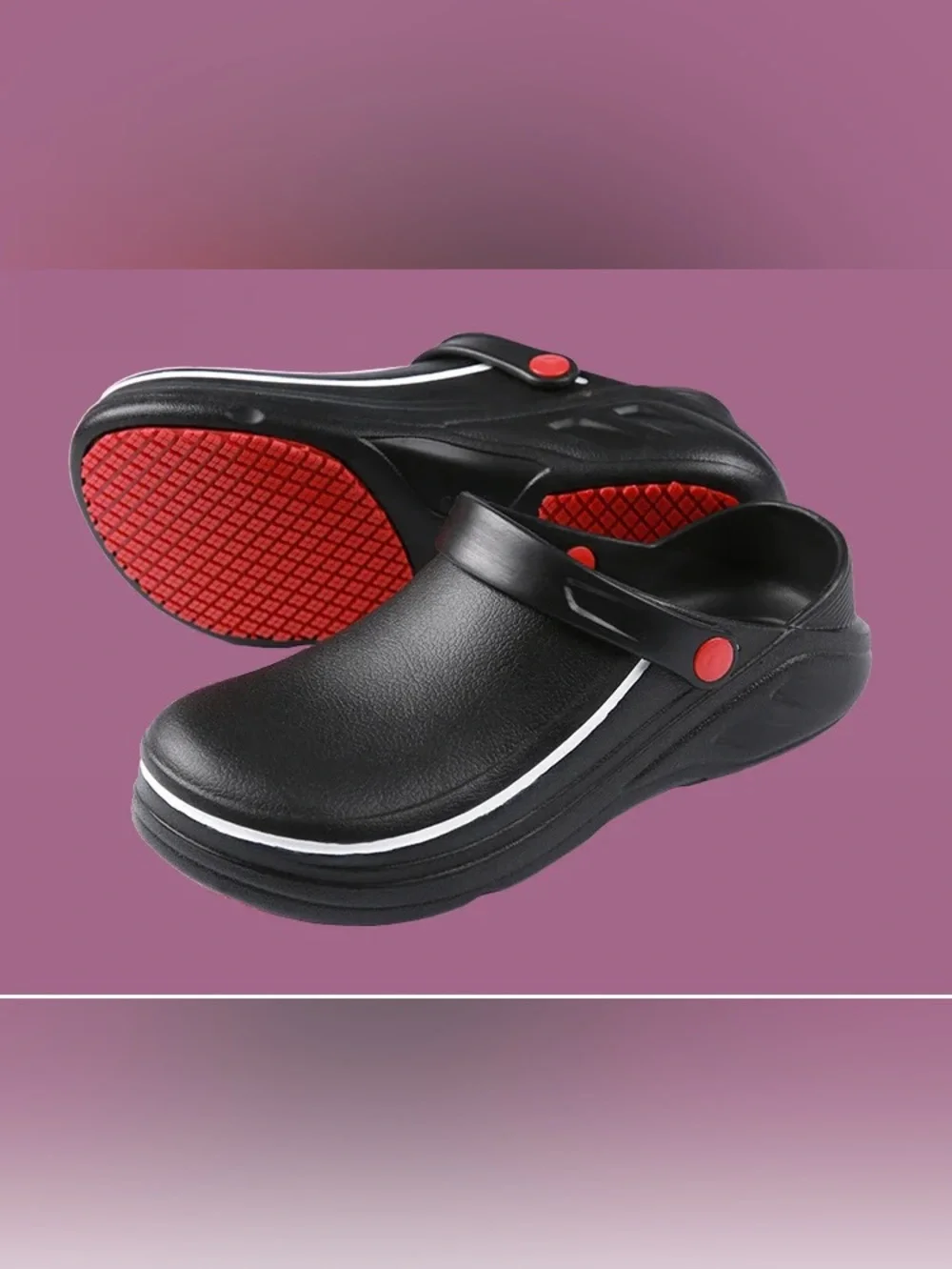 Oil Water Resistant Chef Shoes Non-Slip Safety Working Nursing Shoes